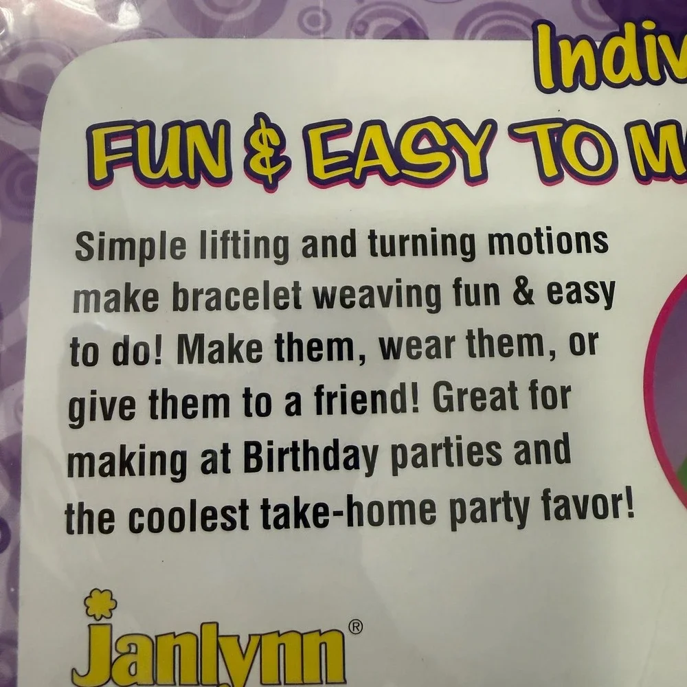 Make It Cool 2011 Friendship Bracelet Maker Janlynn 3001-95 Fun‎ Craft Kit Neon